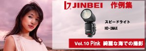 JIN 神永慎二郎さん　作例⑩【Pink 綺麗な海での撮影】